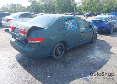 2003 Honda Accord 2.4 Lx из США, поврежденный, VIN 1HGCM56383A074864